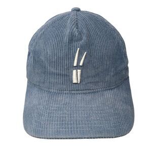 Grass Clippings Claspback Corduroy Hat Blue OSFA Embroidered Logo